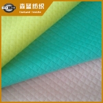 朔州全滌提花菱形空氣層 polyester jacquard interlock